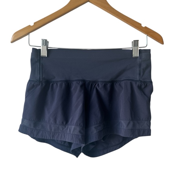 Lululemon Athletica Speed Up Shorts - Navy (4) - Picture 1 of 5